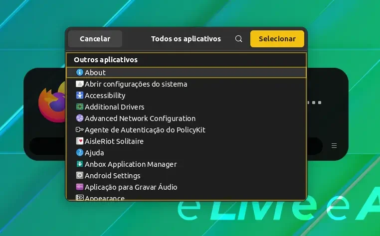 Adicionando aplicativo para abrir no Junction Adicionando aplicativo para abrir no Junction