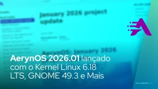 AerynOS 2026.01 lançado com o Kernel Linux 6.18 LTS, GNOME 49.3 e Mais