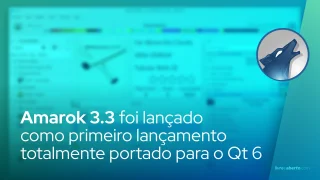 Amarok 3.3 foi lançado como primeiro lançamento totalmente portado para o Qt 6