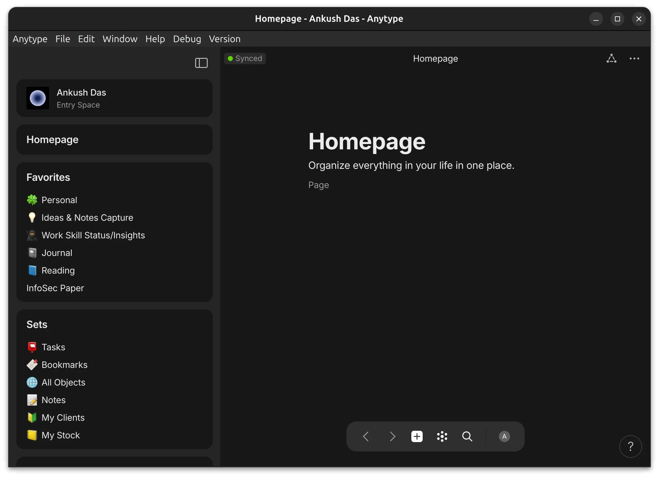 fonte anytype disponível