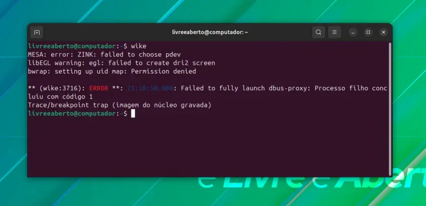 Wike, um aplicativo da Wikipédia para desktop, está entre os softwares afetados Wike, um aplicativo da Wikipédia para desktop, está entre os softwares afetados