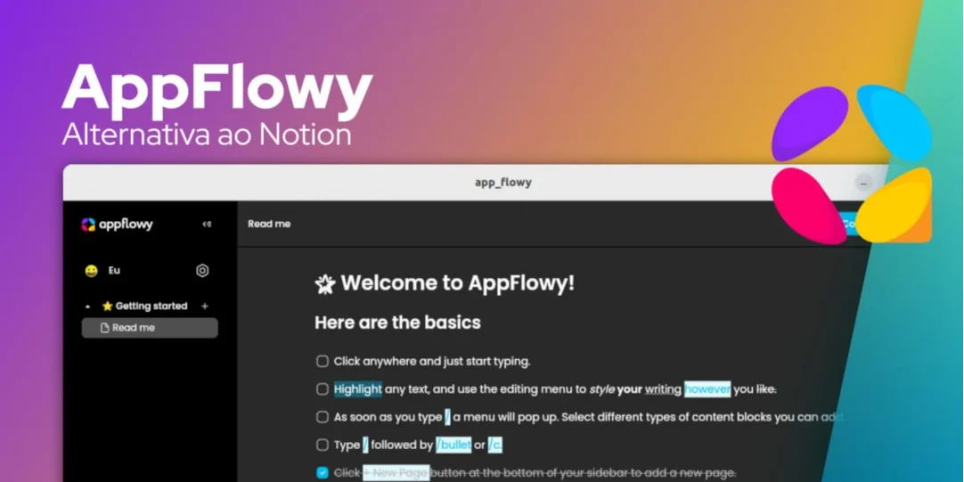 AppFlowy: Uma alternativa de código aberto ao Notion
