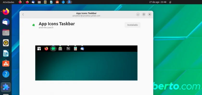 App Icons Taskbar