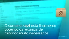 O comando apt está finalmente obtendo os recursos de histórico muito necessários