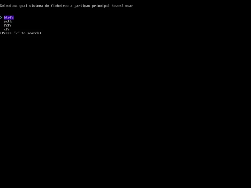 Sistemas de arquivos no ArchLinux Sistemas de arquivos no ArchLinux
