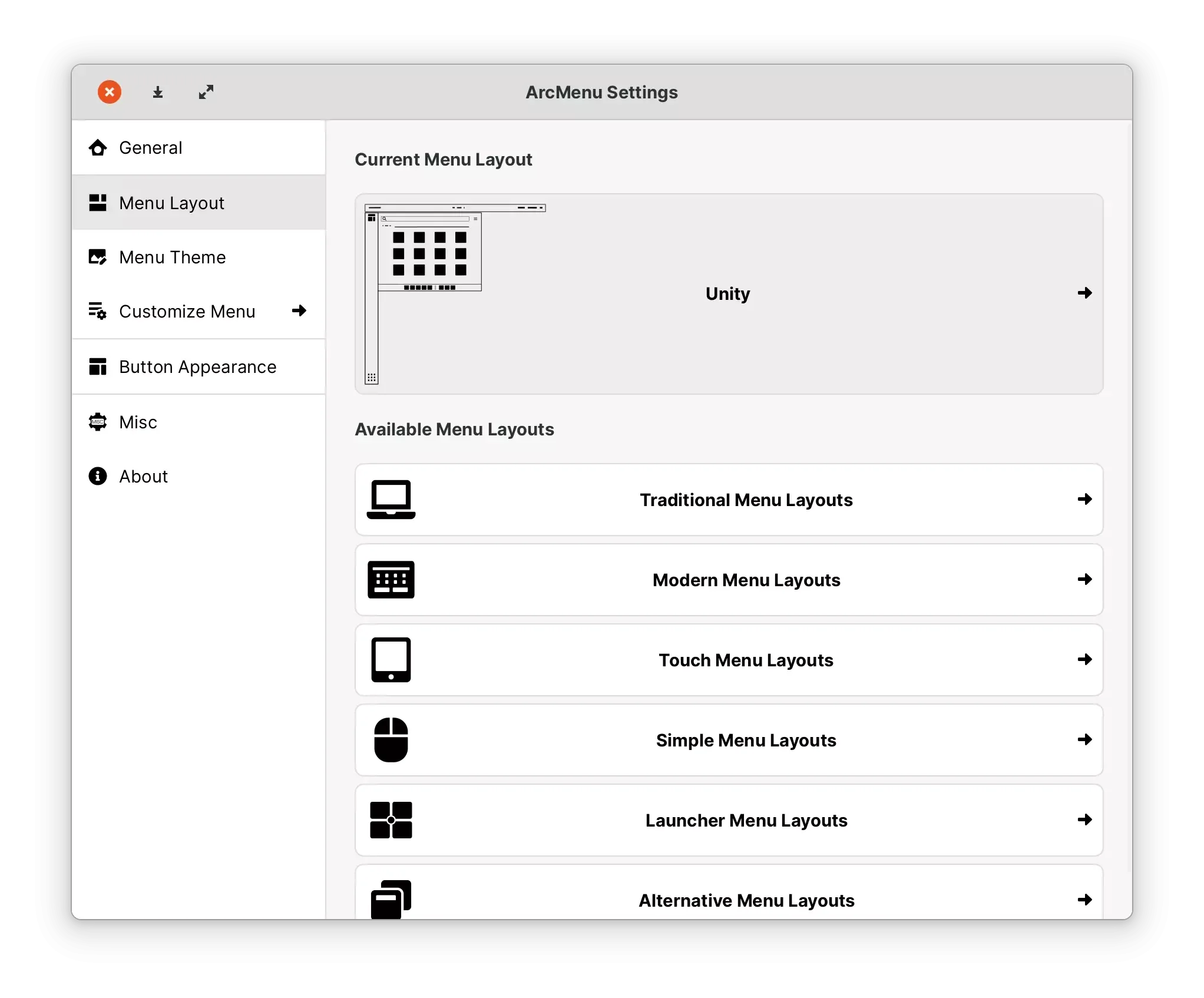 arcmenu