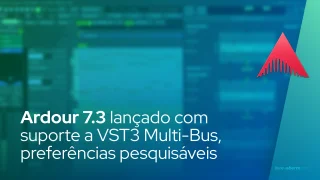 Ardour 7.3 lançado com suporte a VST3 Multi-Bus, preferências pesquisáveis