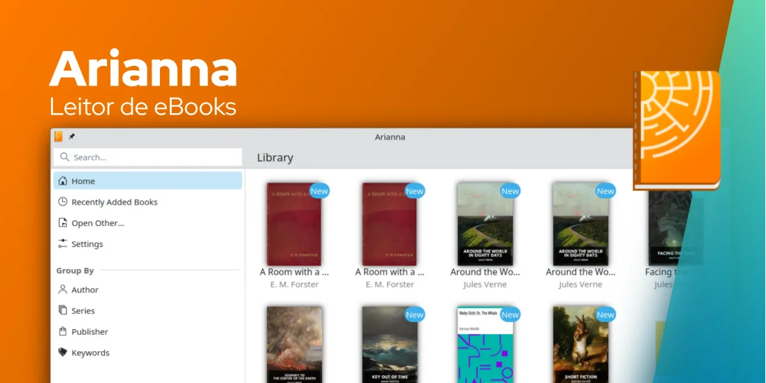 Arianna é um novo leitor de eBooks baseado em Qt para Linux
