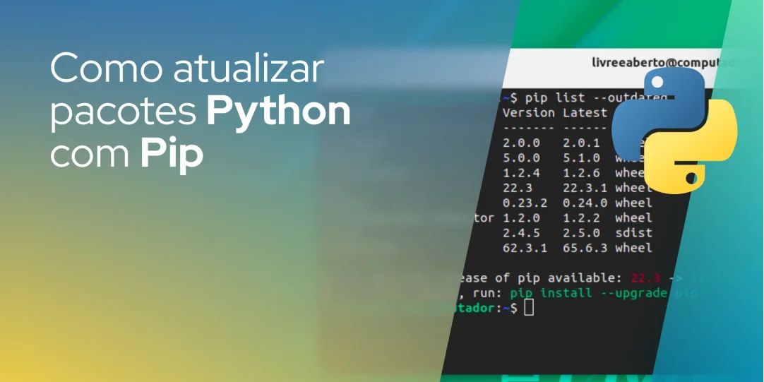 Como atualizar pacotes Python com Pip