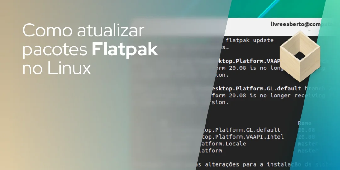 Como atualizar pacotes Flatpak no Linux