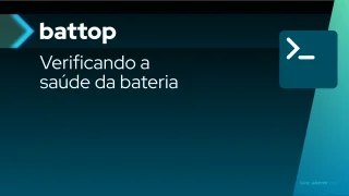 Verifique a saúde da sua bateria com battop