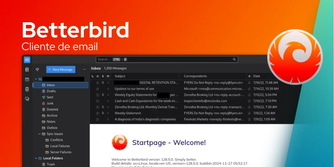 Betterbird: um fork do Thunderbird que promete melhores recursos