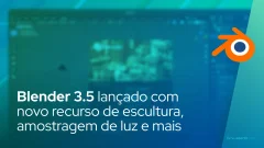 Blender 3.5 lançado com novo recurso de escultura, amostragem de luz e muito mais