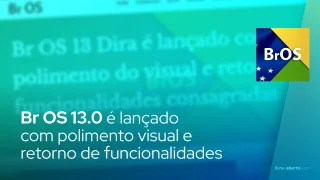Br OS 13.0 é lançado com polimento visual e retorno de funcionalidades