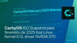 CachyOS ISO Snapshot para fevereiro de 2025 traz Linux Kernel 6.13, driver NVIDIA 570