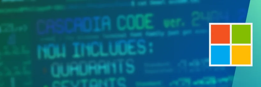 Microsoft atualiza sua fonte Cascadia Code