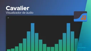 Cavalier é um visualizador de áudio bonito para desktops Linux