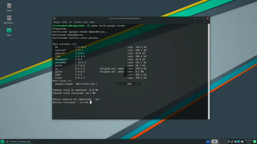 chrome_manjaro_1