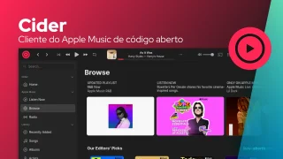 Cider é um cliente do Apple Music de código aberto para desktops Linux