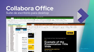 Suíte de escritório para Destop da Collabora