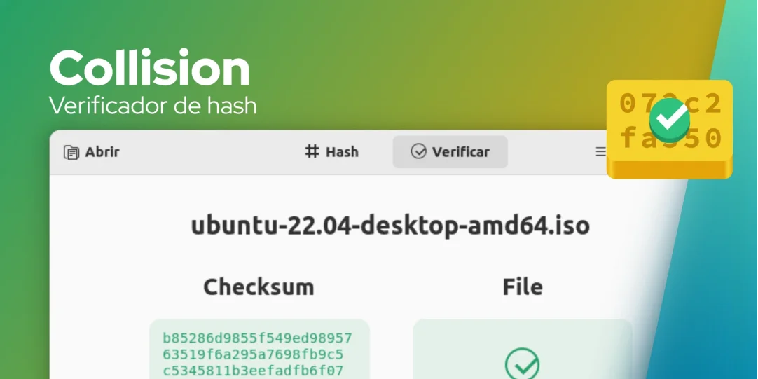 Collision: um aplicativo de código aberto para verificar a integridade dos seus arquivos