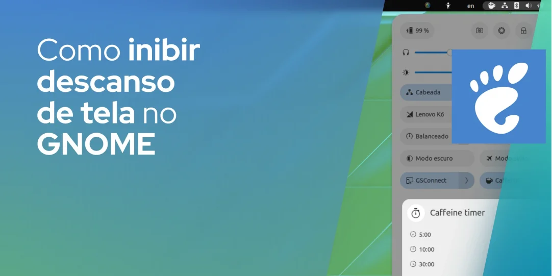 Como inibir descanso de tela no GNOME