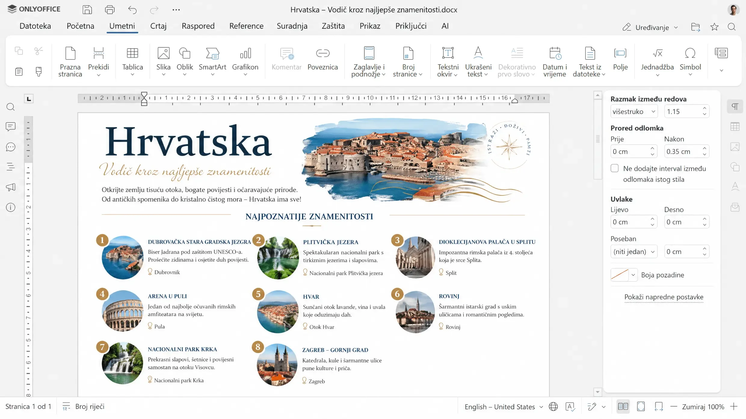 Croatian-interface