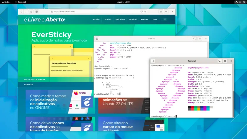 Crystal Linux Crystal Linux