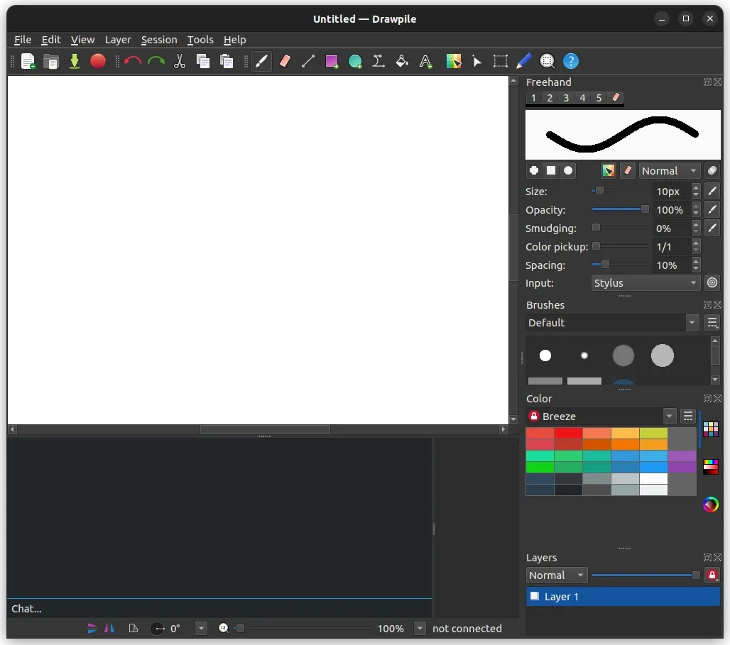 uma captura de tela de drawpile
