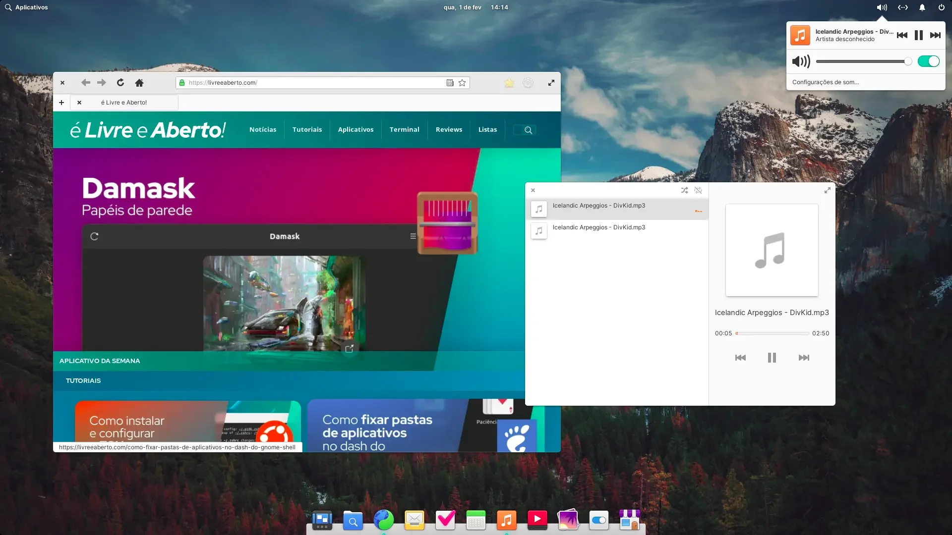 Multimídia no elementary OS 7