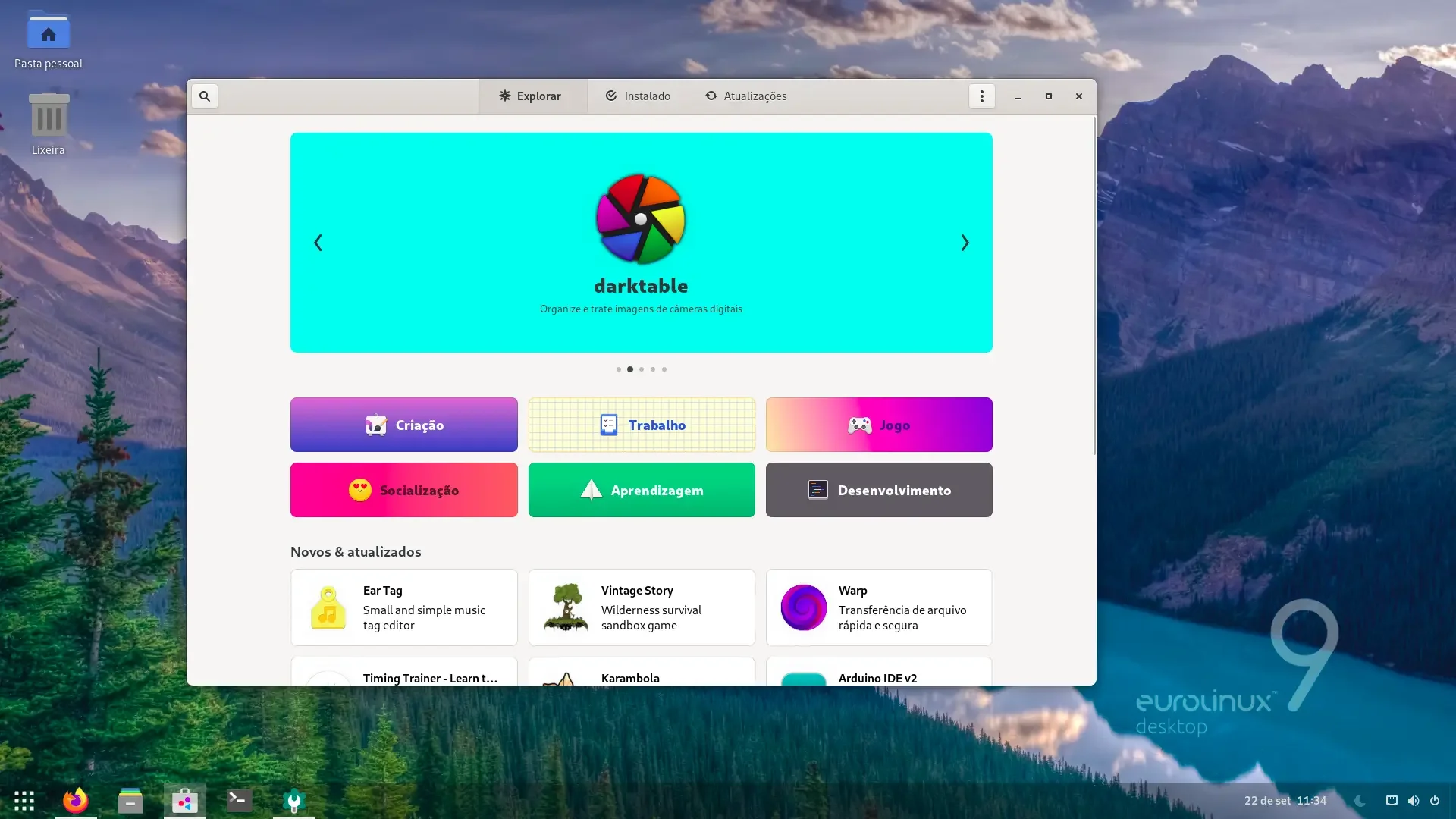 Aplicativos no eurolinux