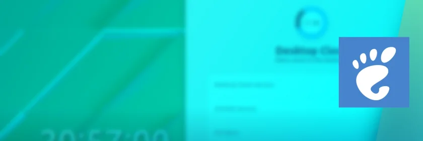 Extensões GNOME 'Burn My Windows' e 'Desktop Clock' atualizadas
