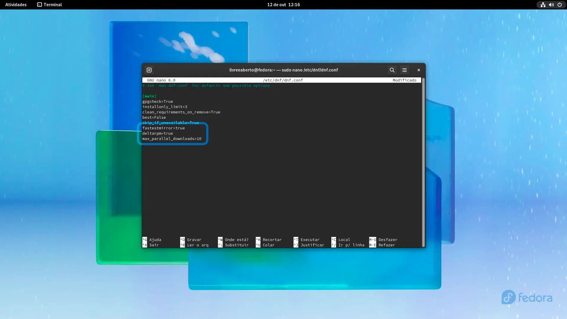 fedora_configuracao_download_rapido
