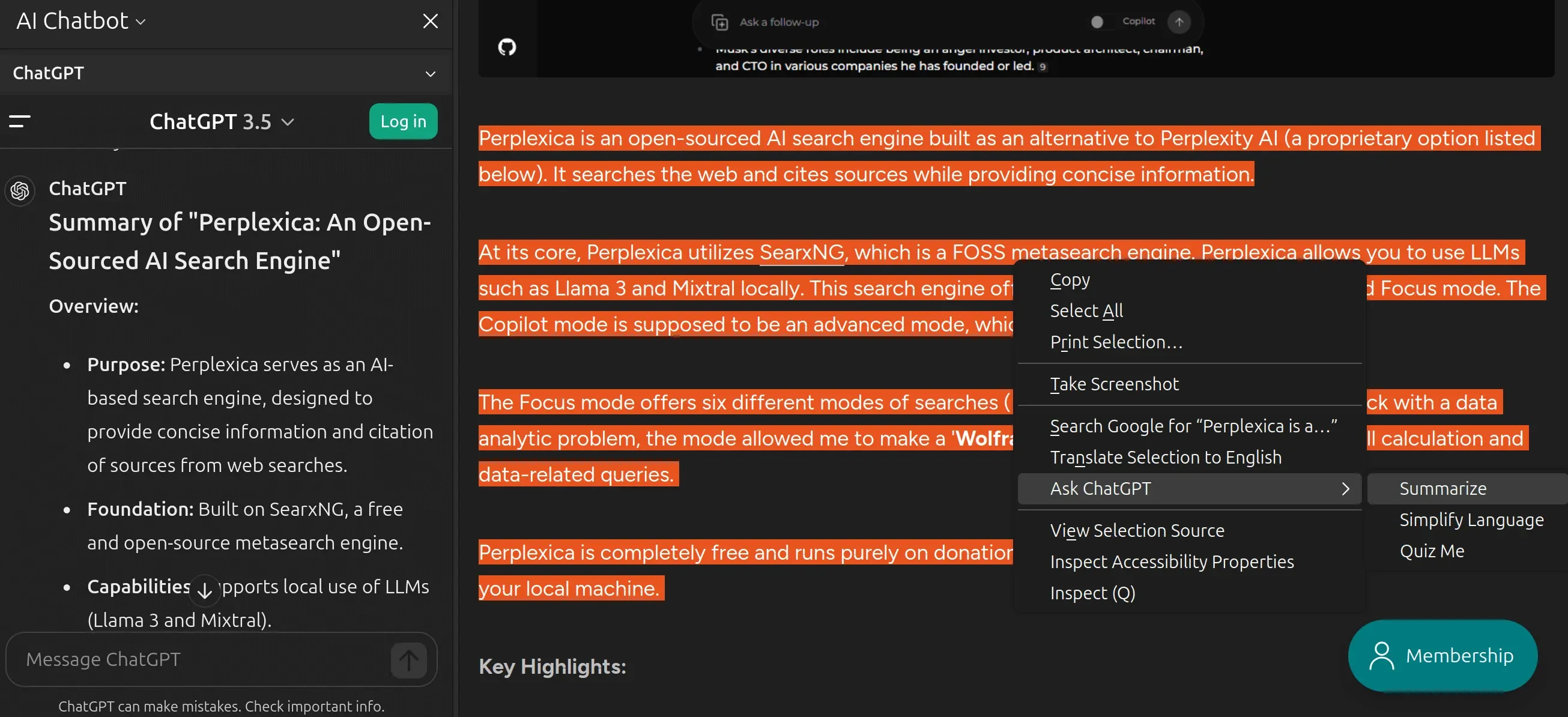 Firefox AI ChaTgppt