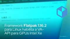 Framework Flatpak 1.16.2 para Linux habilita a VA-API para GPUs Intel Xe