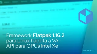 Framework Flatpak 1.16.2 para Linux habilita a VA-API para GPUs Intel Xe