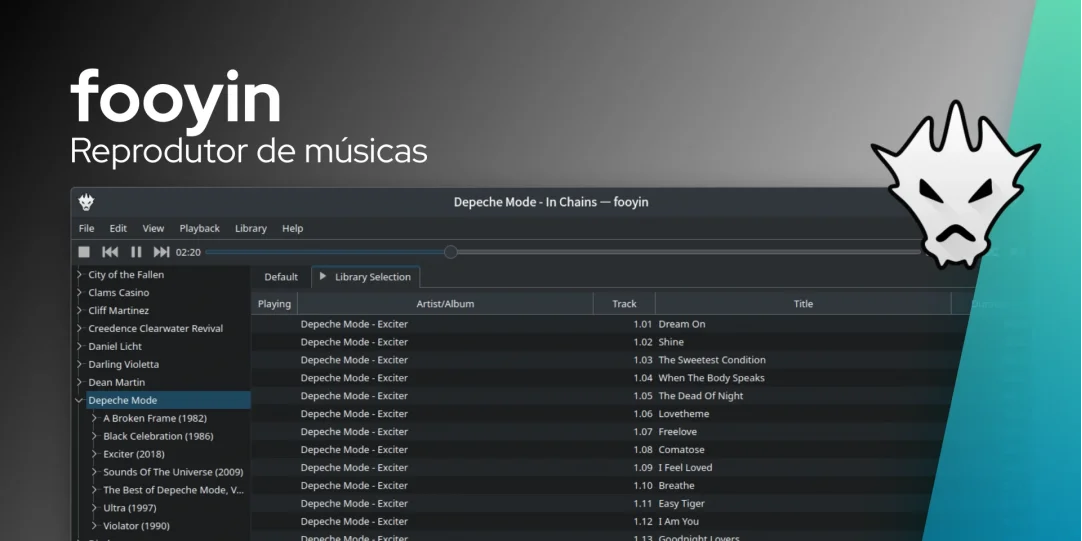 Fooyin, o reprodutor de músicas similar ao Foobar2000 para Desktops