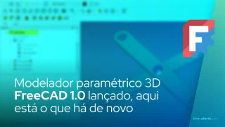 Modelador paramétrico 3D de código aberto FreeCAD 1.0 lançado, aqui está o que há de novo