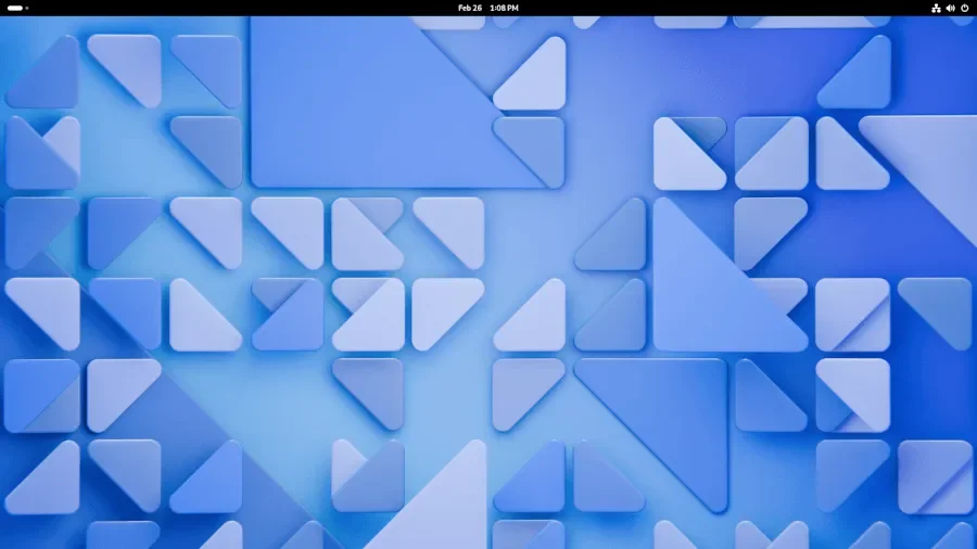papel de parede do modo de luz do gnome 46