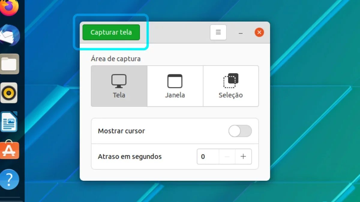 gnome-screenshot-botao-para-captura Botão para captura no GNOME Screenshot