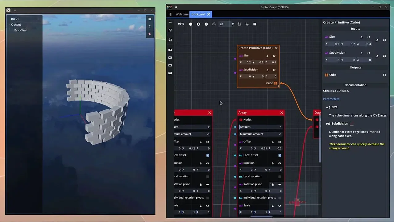 uma captura de tela do suporte a várias janelas no godot 4.0