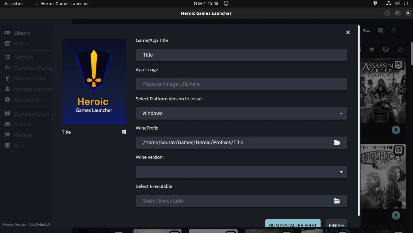 heroico 2.5.0 outro iniciador de aplicativos
