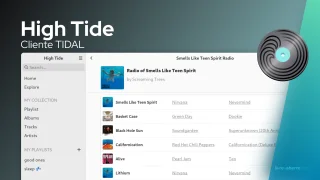 High Tide é um novo cliente TIDAL Linux promissor