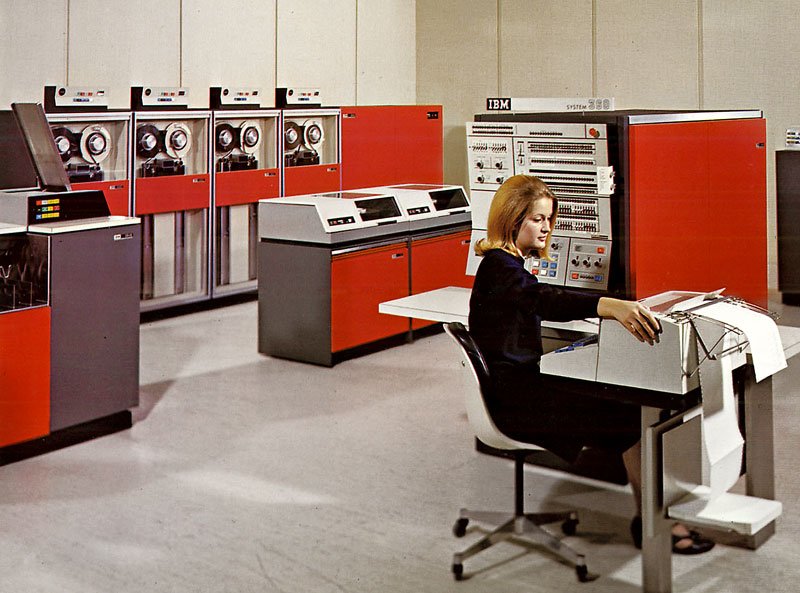 ibm system 360 imagem vintage