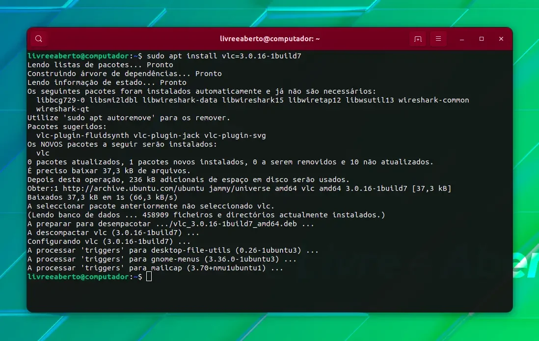 Instalando uma versão específica de um pacote pelo apt Instalando uma versão específica de um pacote pelo apt