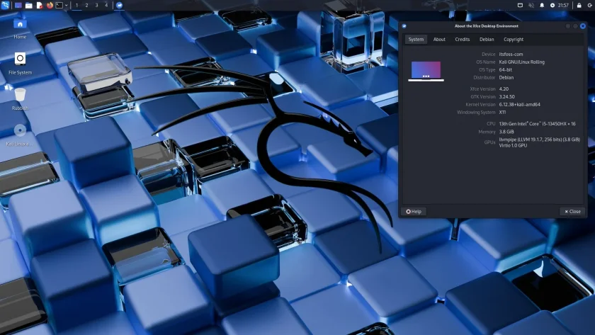 kali-linux-2025-3-desktop-view