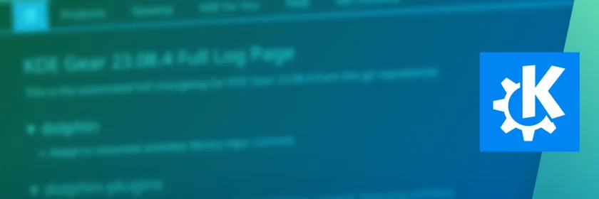 KDE Gear 23.08.4 lançado como a última atualização da série