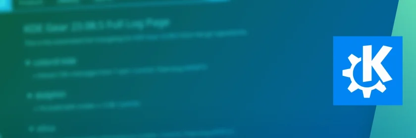 KDE Gear 23.08.5 traz mais correções de bugs para Kdenlive, Falkon e outros aplicativos