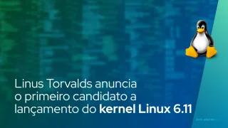 Linus Torvalds anuncia o primeiro candidato a lançamento do kernel Linux 6.11