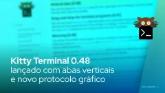 Kitty 0.48 lança abas verticais e novo protocolo gráfico